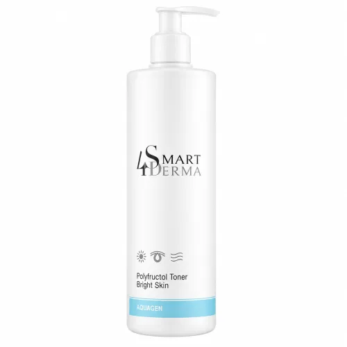 Зволожуючий гель-тонер для сяяння шкіри - Smart4Derma Aquagen Polyfructol Toner Bright Skin