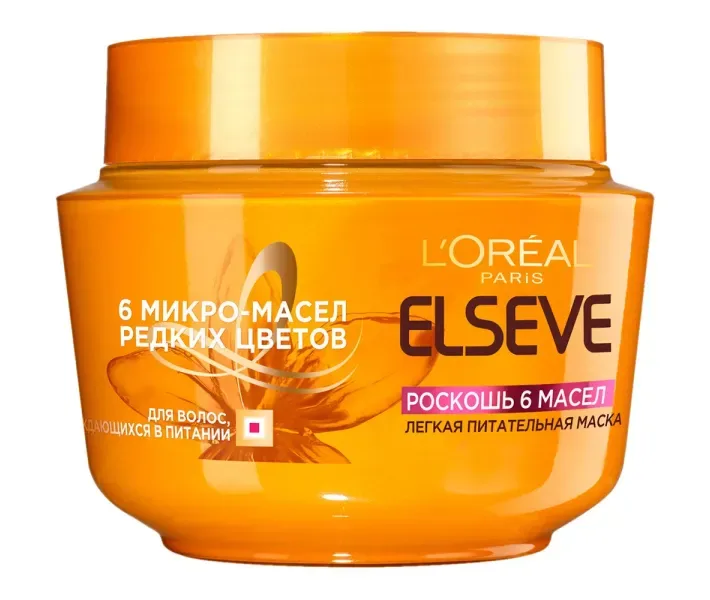 Маска L'Oreal Paris Elseve Розкіш 6 олій, 300 мл