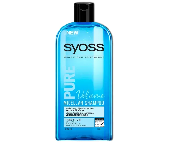 Шампунь міцелярний SYOSS Pure Volume для тонкого волосся, 500 мл