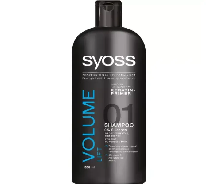 Шампунь Syoss Volume для тонкого волосся, 500 мл