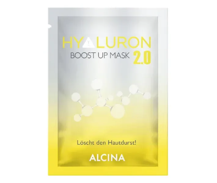 Коттонова маска для обличчя ALCINA HYALURON 2.0 BOOST UP MASK