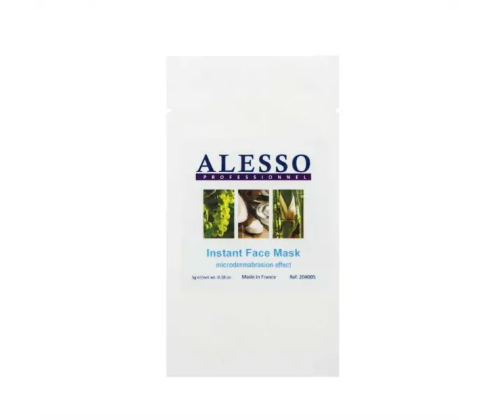 Альгінатна розчинна маска ALESSO Microdermabrasion Exfoliating Mask мікродермабразівній пілінг 5г