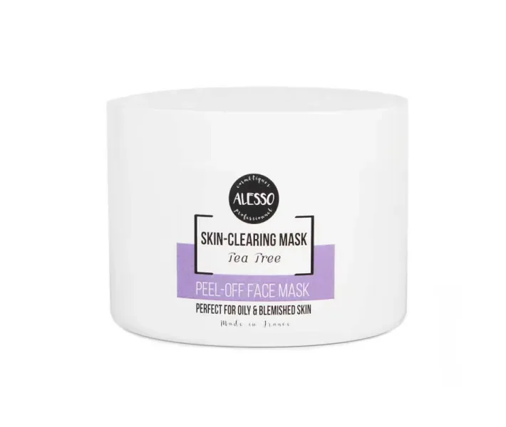 Альгінатна маска ALESSO Skin-Clearing Mask Tea Tree gротівовоспалітельная з маслом чайного дерева 200г