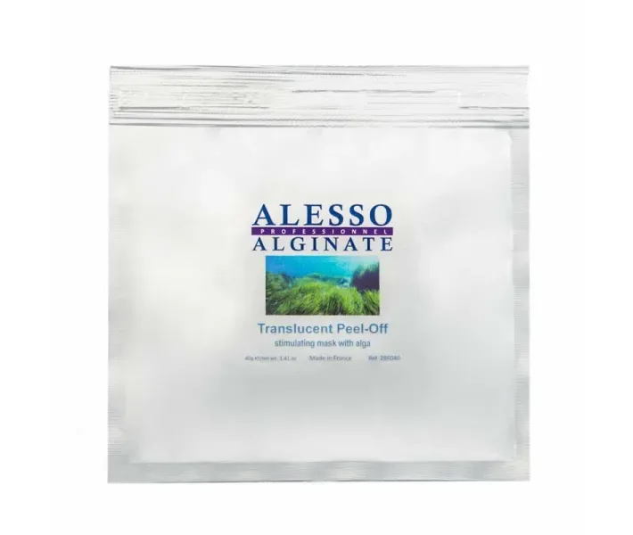 Альгінатна напівпрозора маска ALESSO Rejuvenating Mask Seaweeb cтімулірующая з морськими водоростями 40г