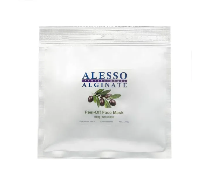 Альгінатна маска ALESSO Lifting Mask Olive ліфтингова з маслом