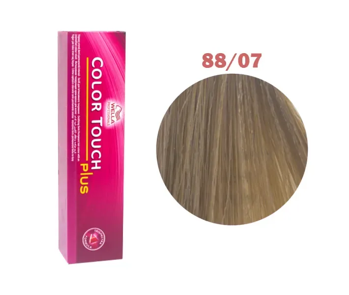 Фарба для волосся Wella Touch Plus №88/07 (світлий блонд натурально-коричневий) (0003652)