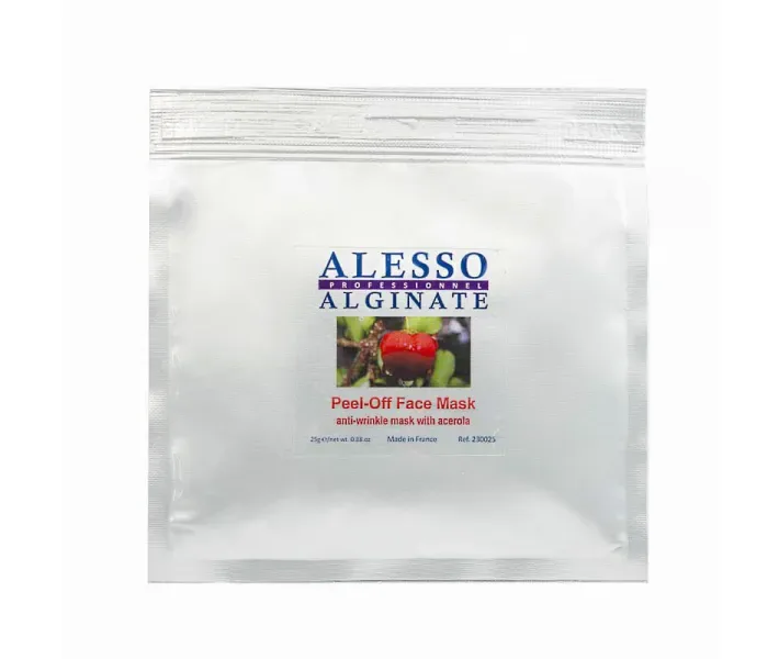 Альгінатна маска ALESSO Anti-Wrinkle Mask проти зморшок з ацерола 25г