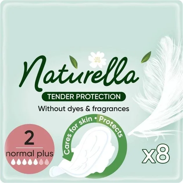 Гігієнічні прокладки Naturella Ніжний Захист Normal Plus (Розмір 2) 8 шт.