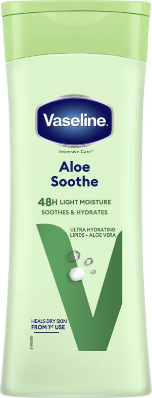 Лосьйон для тіла Vaseline Intensive Care з алое для зневодненої шкіри 400 мл