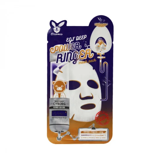 Elizavecca Face Care EGF Deep Power Ringer Mask Pack‎ - Активна тканинна маска для обличчя з епідермальний чинником зростання EGF