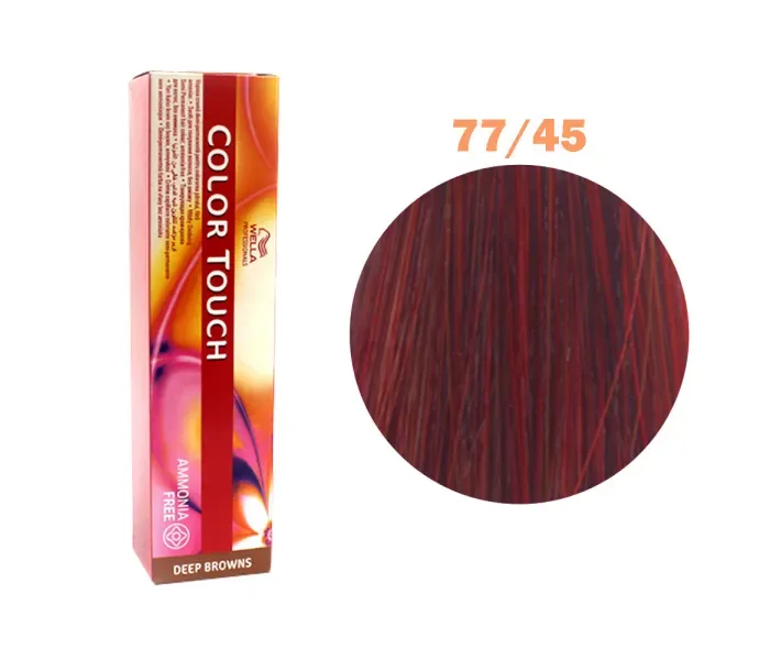 Фарба для волосся Wella Touch №77/45 (червоний шовк) (0003645)