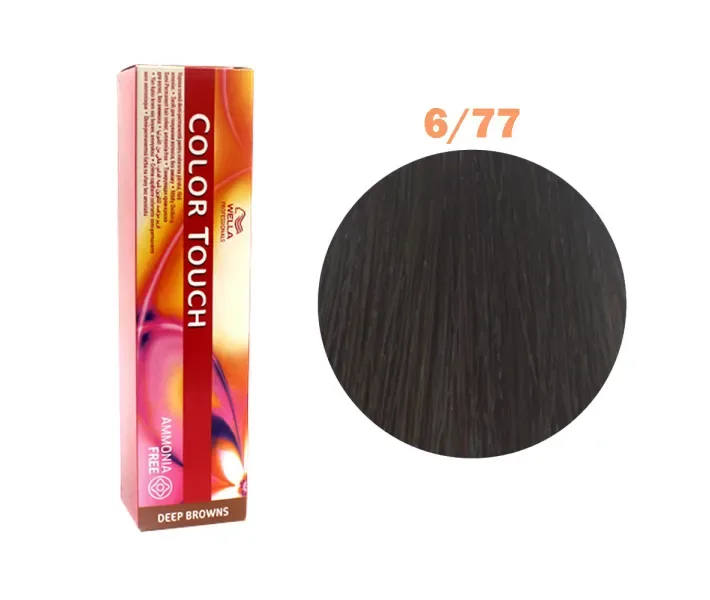 Фарба для волосся Wella Touch №6/77 (інтенсивно-коричневий) (0003626)
