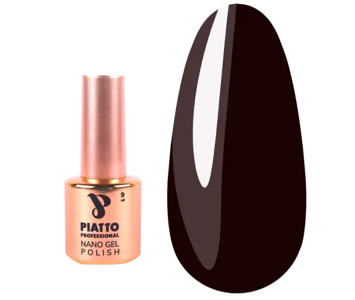 Гель-лак Piatto №048 - коричнево-оливковий, 9 мл (0071748)