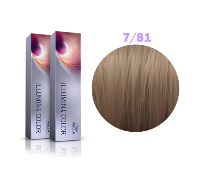 Фарба для волосся Wella Illumina № 7/81 (блонд перлинно - попелястий) (0051190)