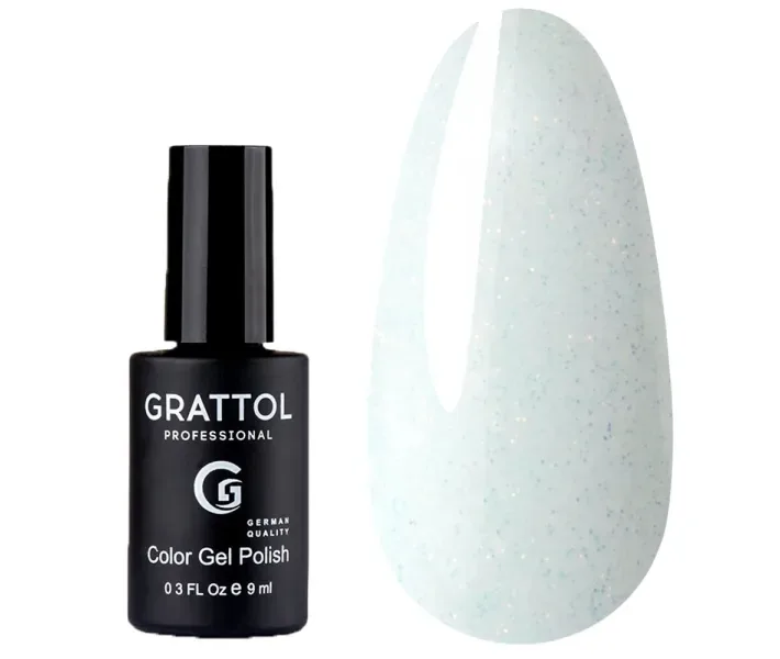 Базове покриття для гель-лаку Grattol Rubber Base Glitter