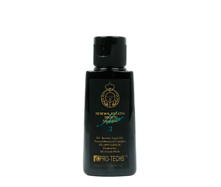Шампунь без сульфатов Pro-Techs Keratin 0+ Renewal Smooth Shampoo, 55 мл (0089224)