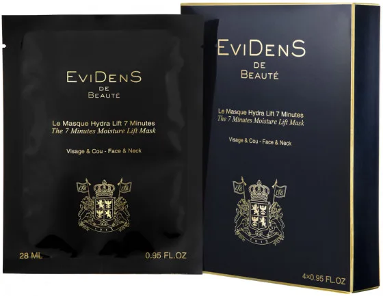 EviDenS de Beaute The 7 Minutes Moisture Lift Mask - 7-ми хвилинна маска для обличчя та шиї "Зволоження та ліфтинг"