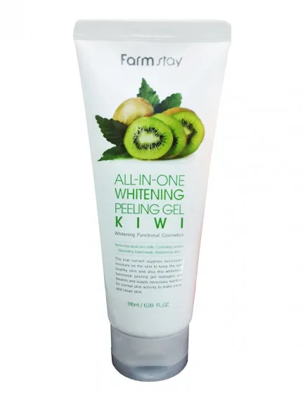 FarmStay All-In-One Whitening Peeling Gel Kiwi - Пілінг-гель з екстрактом ківі