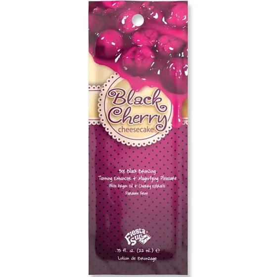 Fiesta Sun Black Cherry Cheesecake 50X Black Bronzing Tanning Enhancer & Magnifying Pleasure - Лосьйон для засмаги з бронзаторами
