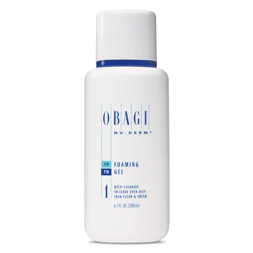 Очищувальний засіб для нормальної, жирної шкіри - Obagi Nu-Derm Foaming Gel 250ml