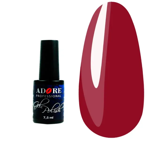 Гель-лак ADORE №237 - червоно-рожевий, 7,5 мл (0071823)