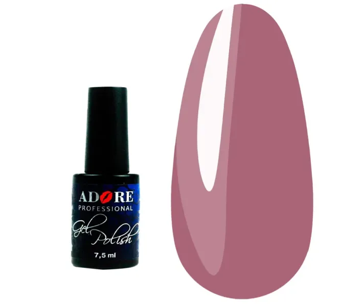 Гель-лак ADORE №244 - темний ліловий, 7,5 мл (0071829)