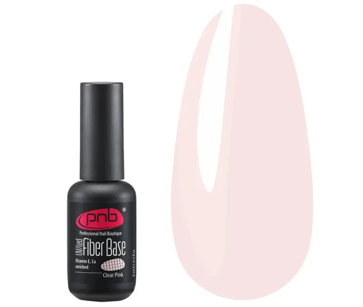 Базове покриття PNB Fiber Base Clear Pink - прозоро-рожева