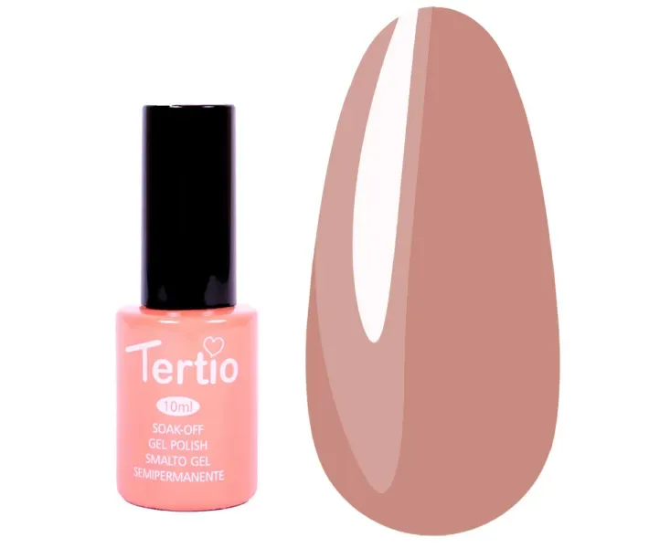 Гель-лак Tertio №37 - шоколадне морозиво, 10 мл (0069795)
