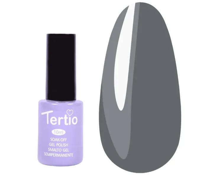 Гель-лак Tertio №111 - болотно-сірий, 10 мл (0069827)