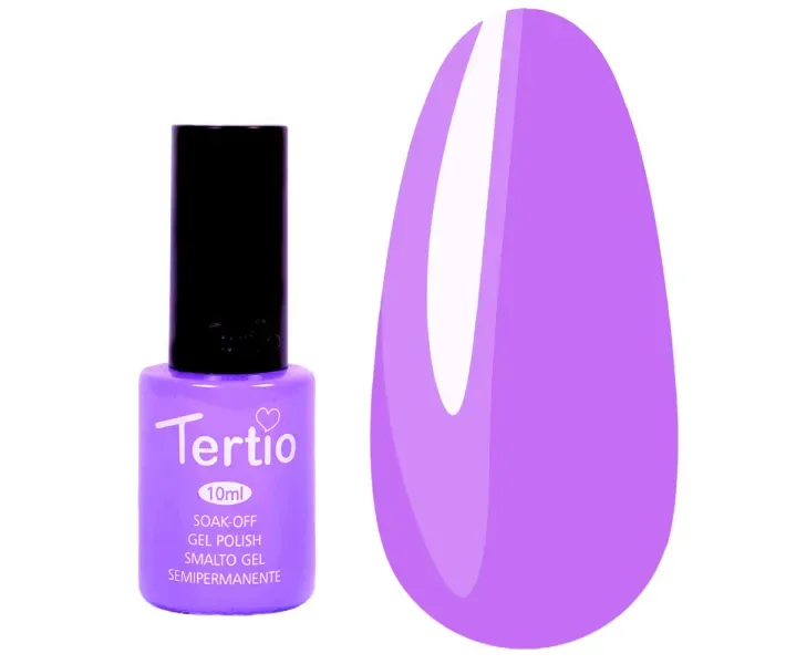 Гель-лак Tertio №124 - фіалковий, 10 мл (0069833)