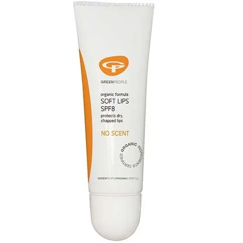 Green People No Scent Soft Lips SPF8 - Бальзам для губ без запаху SPF 8
