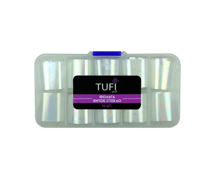 Фольга битое стекло Tufi Profi в боксе (0083040)