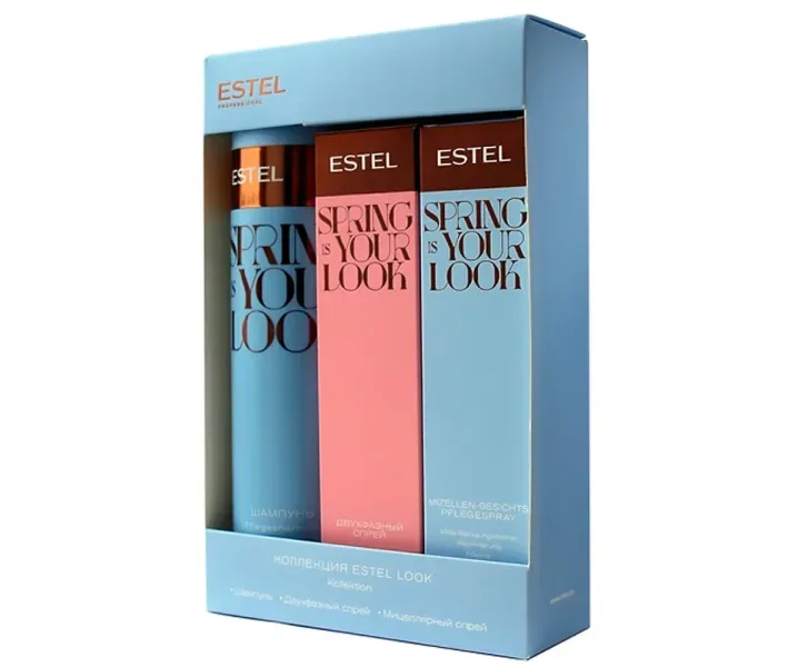 Набор Estel Spring Is Your Look (шампунь + двухфазный спрей + мицеллярные спрей) (0076998)