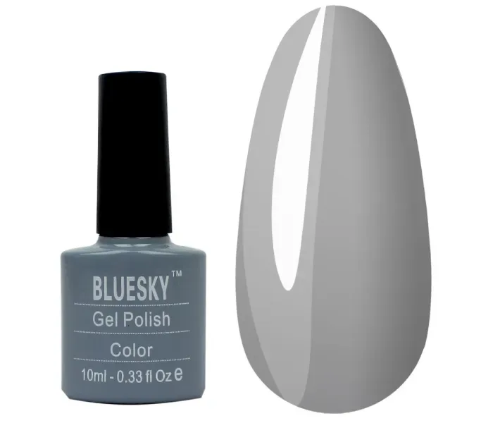 Гель-лак BLUESKY №082 - біло-алюмінієвий, 10 мл (0062178)