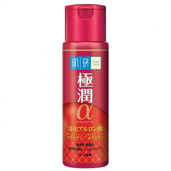 Hada Labo gokujyun lifting alpha lotion moist - Антивіковий живильний гіалуронової ліфтинг лосьйон