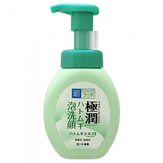 Лікувальна пінка для вмивання проблемної шкіри Hada Labo Gokujyun Hatomugi Foaming Face Wash 160 мл
