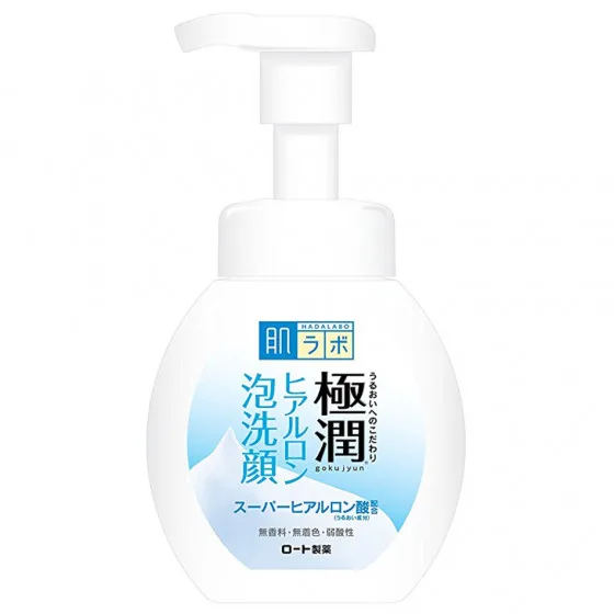 Гіалуронова пінка для вмивання Hada Labo Rohto Gokujyun Foaming Face Wash 160 мл