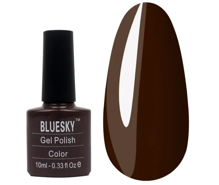 Гель-лак BLUESKY №078 - блідо-коричневий, 10 мл (0062176)