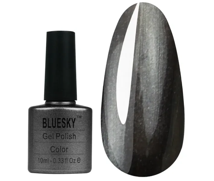 Гель-лак BLUESKY №116 - сіра умбра з мікроблеском, 10 мл (0064365)