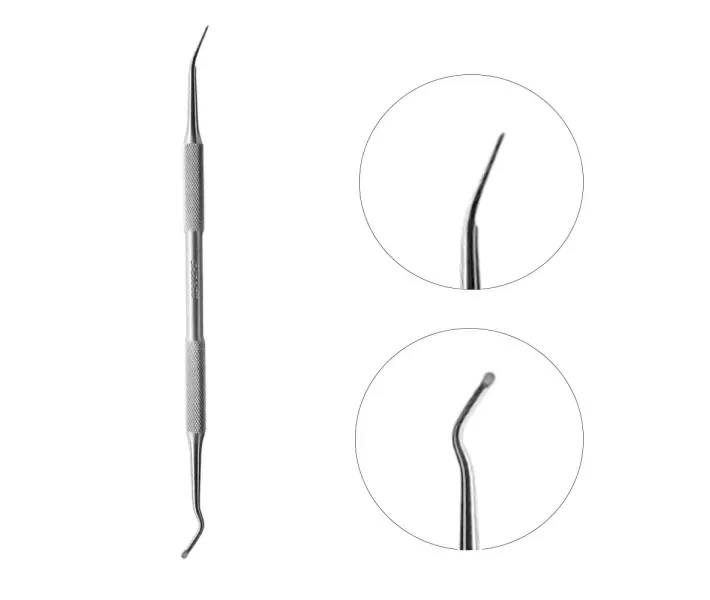 Лопатка педикюрная Staleks Pro Expert 20 Type 1 (кюретка "полусфера"+пика) (0056050)