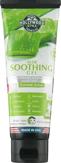 Hollywood Style Aloe Soothing Gel - Заспокійливий гель для обличчя з алое віра