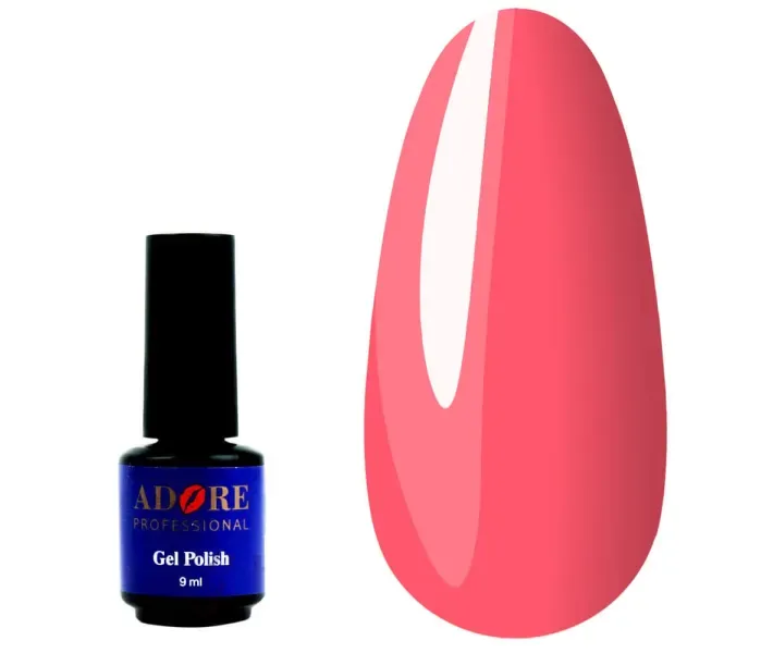 Гель-лак ADORE №254 - рожево-персиковий, 7,5 мл (0072490)
