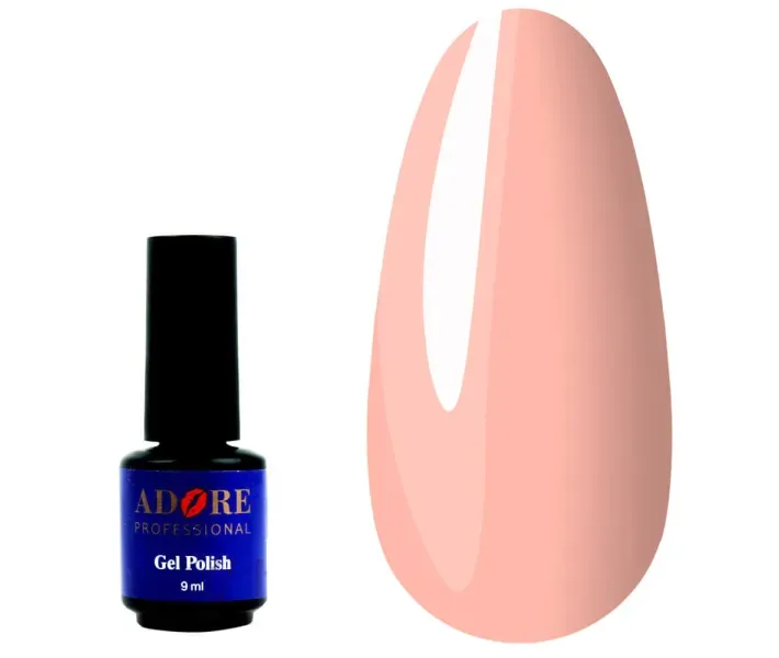 Гель-лак ADORE №256 - біло-рожевий, 7,5 мл (0072492)