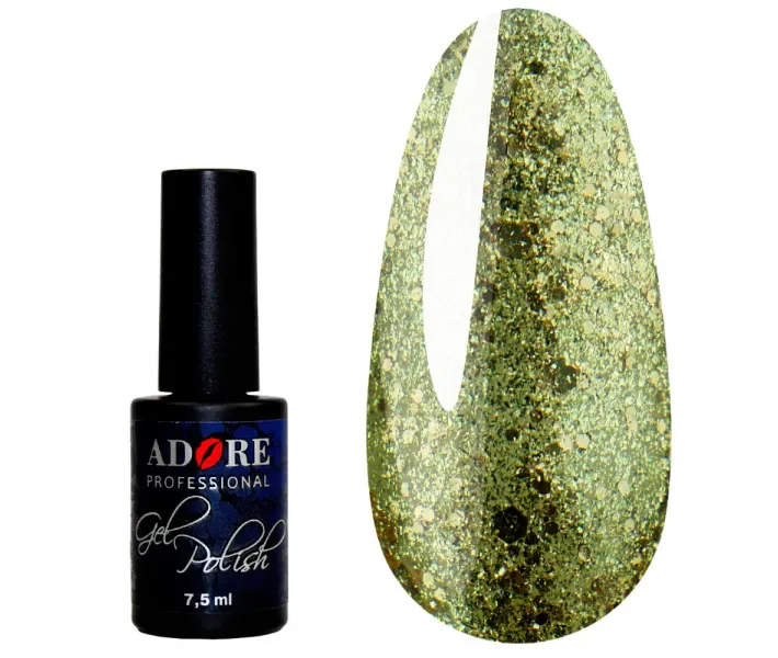 Гель-лак ADORE №348 - ігристе шампанське, 7,5 мл (0076946)