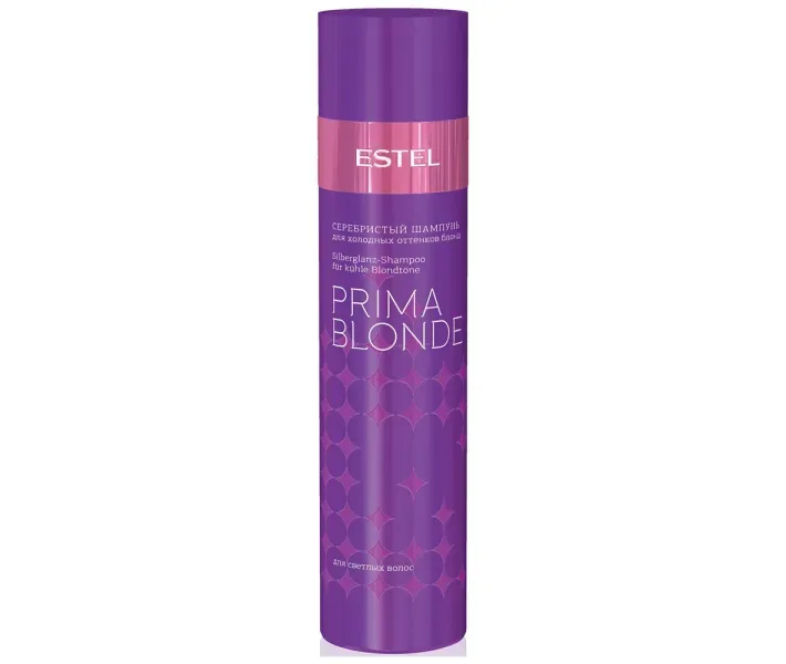 Серебристый шампунь для холодных оттенков блонд Estel Prima Blonde, 250 мл (0073879)