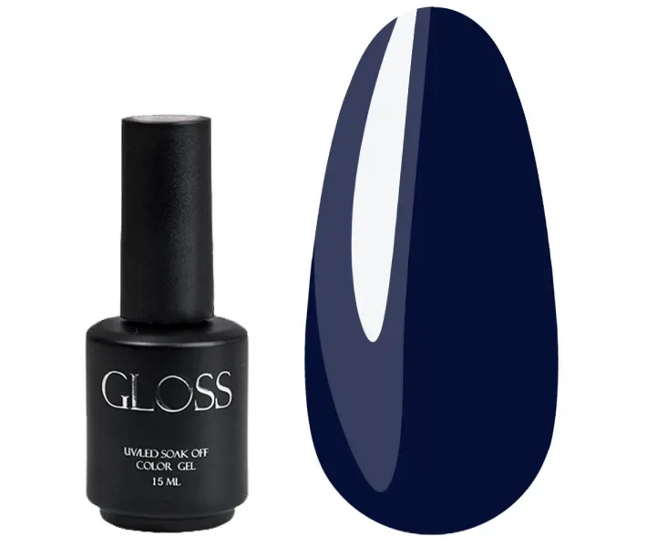 Гель-лак Gloss №320 - глибокий синій, 15 мл (0077403)