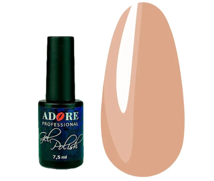 Гель-лак ADORE №218 - теплий бежевий, емаль, 7,5 мл (0071187)