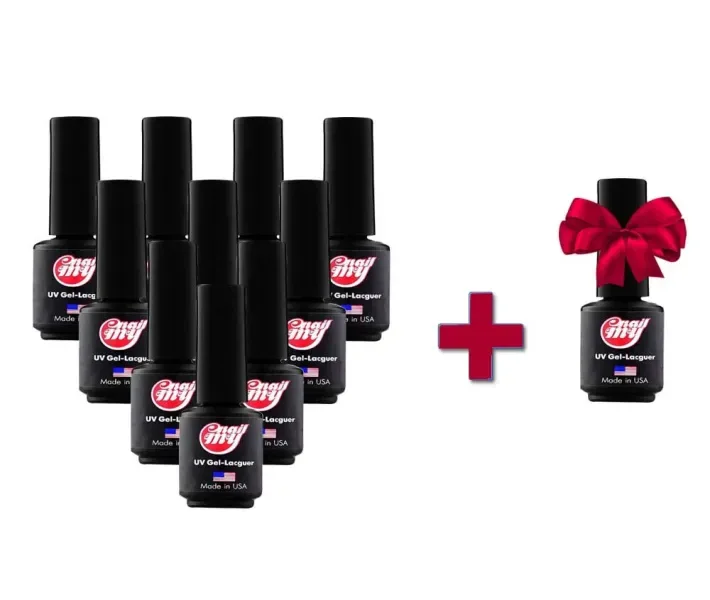 Набір гель-лаків MyNail 10 + 1 в подарунок (pure94)