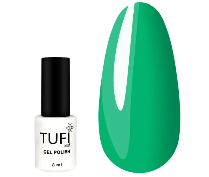 Гель-лак TUFI Profi №123 - зелений, 8 мл (0063921)