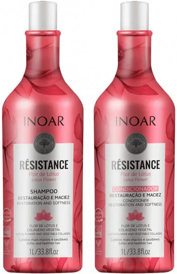 Inoar Resistance Flor de Lotus - Набір для тонкого волосся
